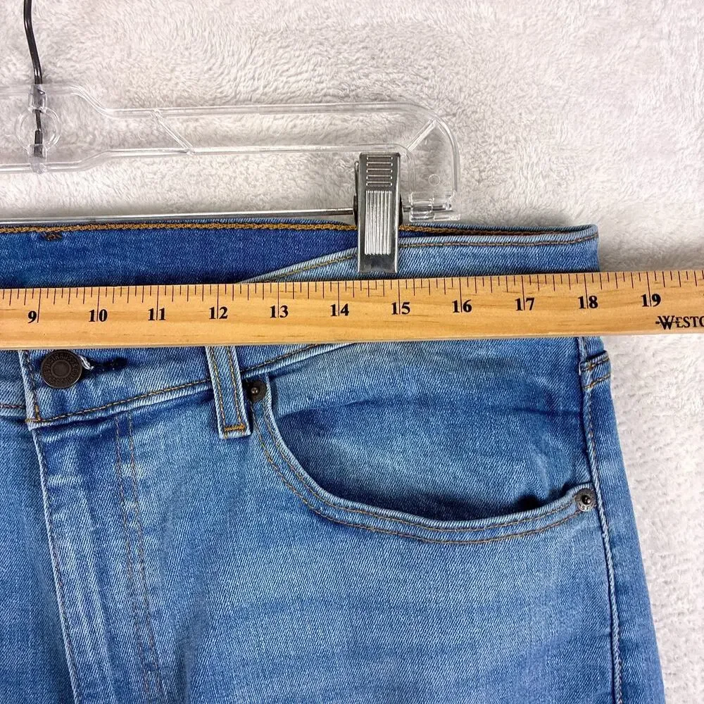 Levis 506 Jeans Men 36x30 Faded Whiskered Straight Leg Classic Preppy